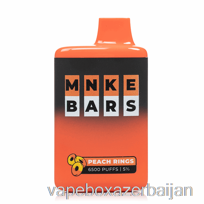 Vape Smoke MNKE BARS 6500 Disposable Peach Rings